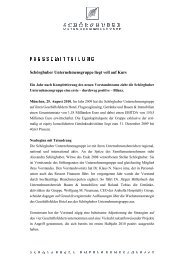 SchÃ¶rghuber Unternehmensgruppe liegt voll auf Kurs - Die ...