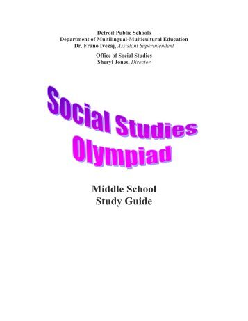 Social Studies Olympiad Events - myDPS - Detroit Public Schools