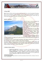 (ff) il monte Corchia Ã¨ molto panoramico sulla Pania della Croce e ...