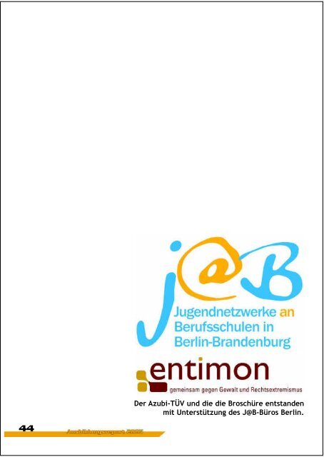 Ausbildungsreport 2005 - oja-potsdam.de