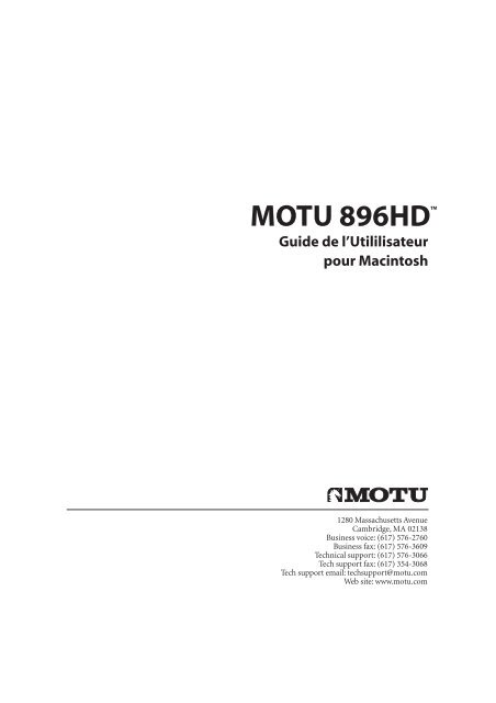 !896HD Manual/Mac - Dbam