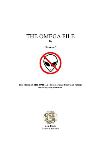 Branton - The Omega File.pdf - End Time Deception
