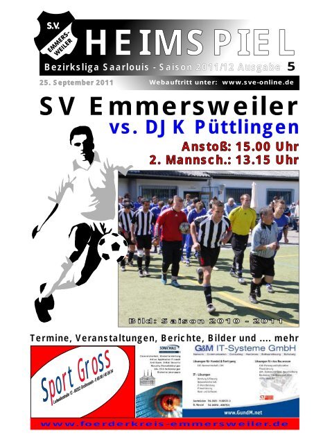 Download âHEIMSPIELâ Ausgabe 5 - FÃ¶rderkreis Emmersweiler eV