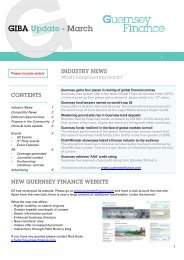 Hi and welcome to the first issue of the revised GIBA ... - Guernsey