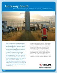 Gateway South fact sheet (PDF) - Pacific Power