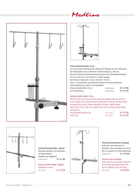 flexibility more space Medline shelf SYSTEM - Karl Heck GmbH