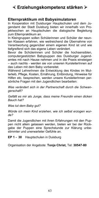 Programm Familienbildung - Deutsches Rotes Kreuz, Kreisverband ...