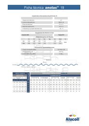 Ficha tÃƒÂ©cnica anolac 19 - Alucoil