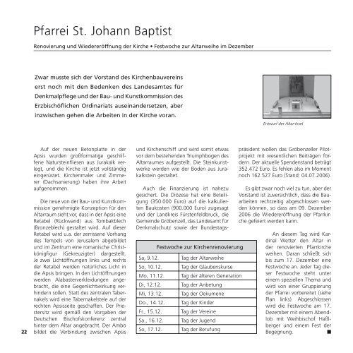 Sommer 2006 (PDF 1,66 MB) - St. Johann Baptist