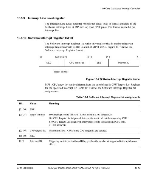 ARM11 MPCore Processor - ARM Information Center