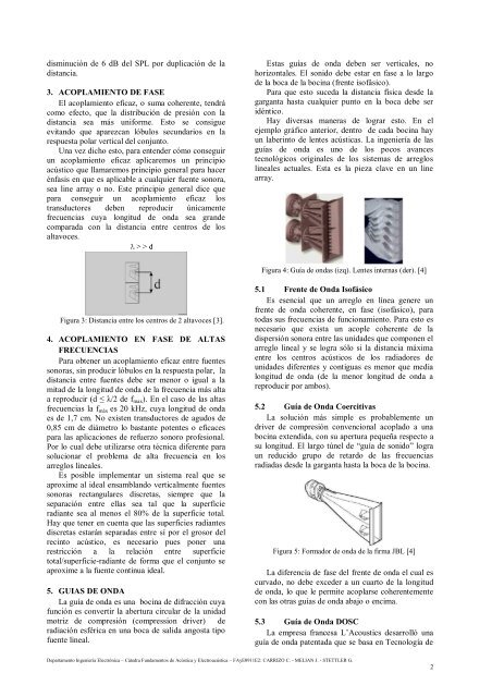 arreglos lineales de fuentes sonoras - CÃ¡tedras - Universidad ...