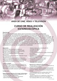 curso de realización estereoscópica - CEV