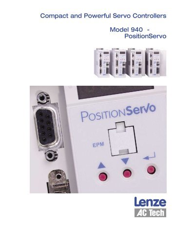 Model 940 - PositionServo Compact and Powerful Servo Controllers