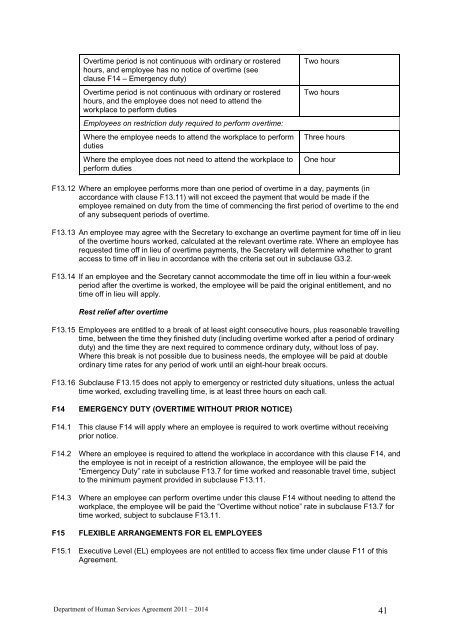 Department of Human Services Agreement 2011–2014 [pdf, 1.05mb]