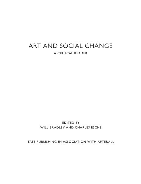 art and social change - Thing.net
