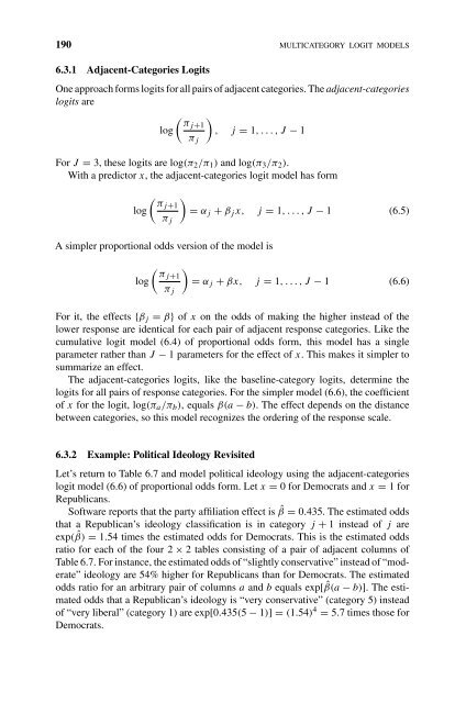 Introduction to Categorical Data Analysis