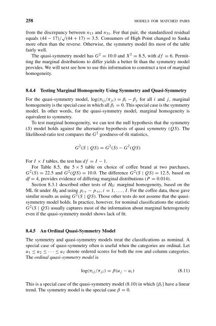 Introduction to Categorical Data Analysis