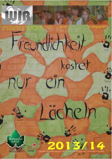 Schulzeitung WIR, Juli 2014