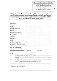 Dossier de candidature local commercial atalante 2