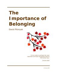 The Importance of Belonging - Imagine
