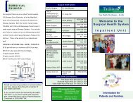 Inpatient Unit Brochure.pub - Trillium Health Centre