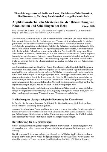 Applikationstechnische Strategien (2012).pdf - Pflanzenschutz.rlp.de