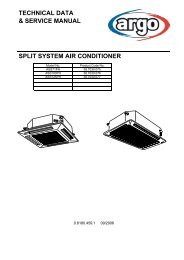 technical data & service manual split system air conditioner - Package