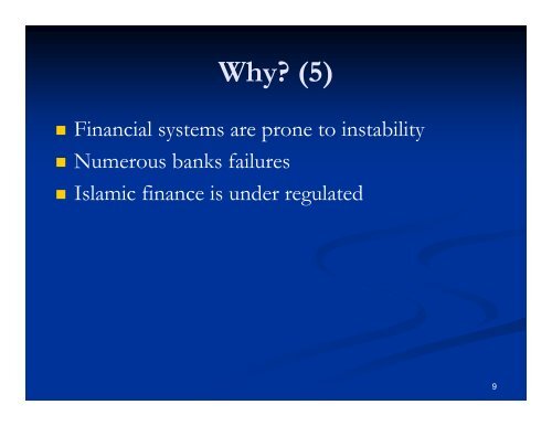 Legal Aspects of Islamic Finance