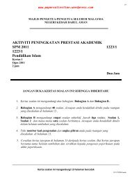Bahasa Melayu Qu0026amp;A - Trial Paper Collection