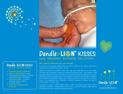 Dandle Lion KISSES - Tlc-med.com