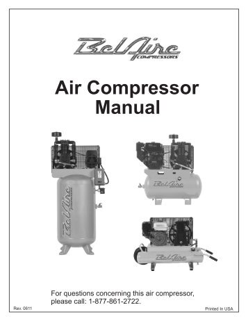 Owners Manual - Air Compressors Direct
