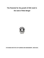 The Potential for the growth of HSD retail in - The IIPM Think Tank