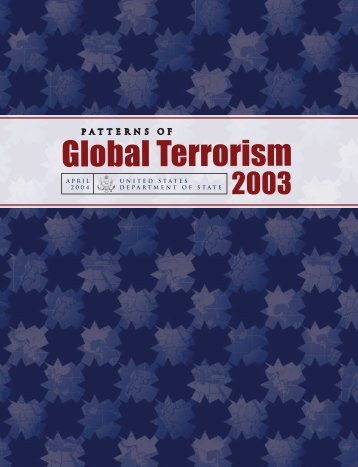 Patterns of Global Terrorism 2003 - Iran Watch