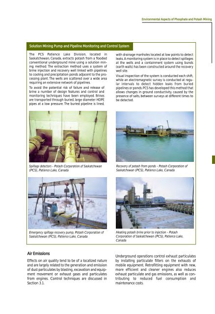 Environmental Aspects of Phosphate and Potash Mining United ...