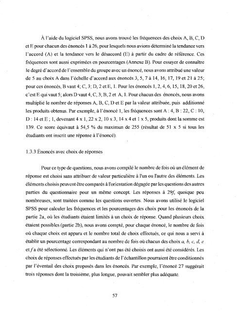 Les reprÃ©sentations initiales d'Ã©tudiants de l'UQAT en ... - Depositum