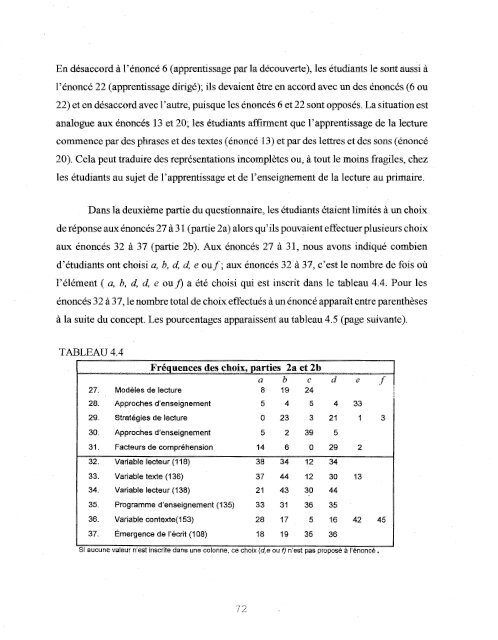 Les reprÃ©sentations initiales d'Ã©tudiants de l'UQAT en ... - Depositum