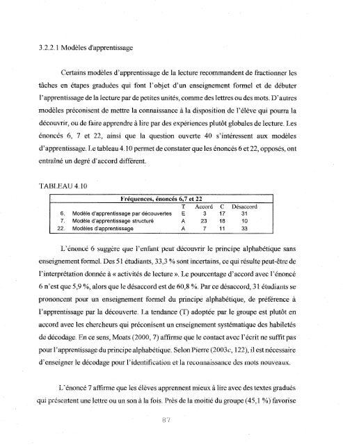 Les reprÃ©sentations initiales d'Ã©tudiants de l'UQAT en ... - Depositum