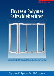 Thyssen Polymer FaltschiebetÃƒÂ¼ren - RS Fenster