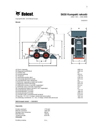 S630 Kompakt rakodÃ³ - DM-Ker Kft