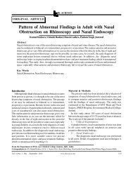 125 Pattern of Abnormal Findings in Adult with Nasal ... - JK Science