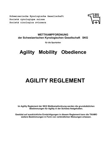 AGILITY REGLEMENT