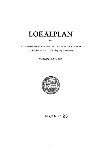 Lokalplan nr. S - 5.1 - Vordingborg Kommune