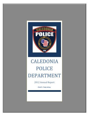 CALEDONIA POLICE DEPARTMENT - Village of Caledonia