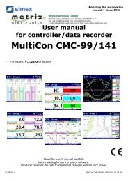 MultiCon CMC-99/141 - Metrix Electronics Ltd