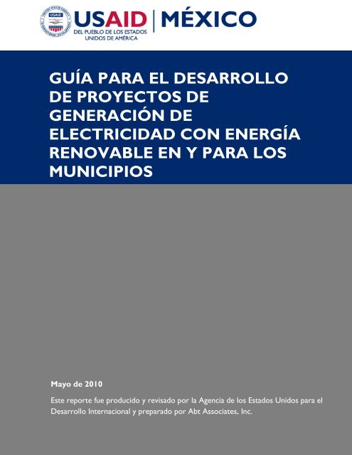 Gua A Para El Desarrollo De Proyectos De Renovables