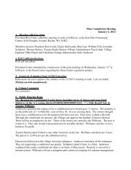 Planning Commission Minutes 01/04/2012 - Village of Caledonia