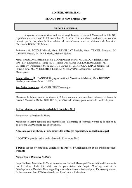 Document - Mairie de CESSY