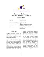 EN PDF 195KB - Global Business Dialogue on Electronic Commerce