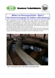 Blatt 5-Die Wasserversorgung von Schloß Albrechtsberg