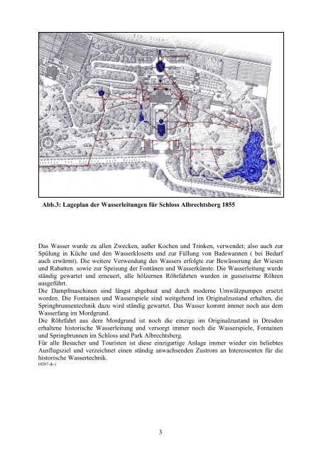 Blatt 5-Die Wasserversorgung von Schloß Albrechtsberg